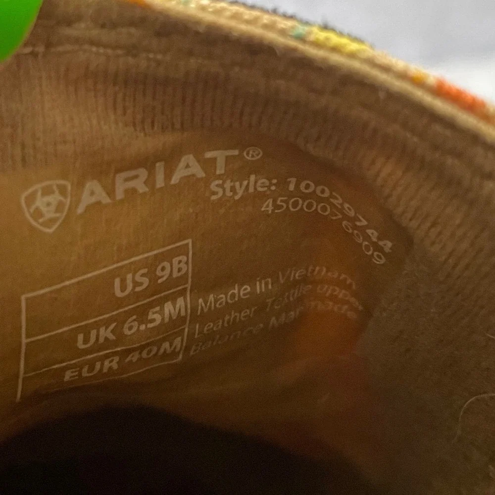 Ariat Cruiser Womens Metallic Bronze Serape Southwestern Slip On Loafers Shoes